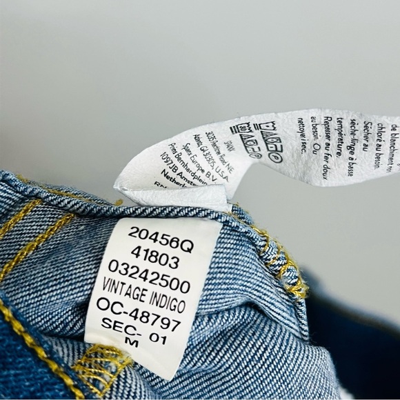 SPANX high rise flare dark wash blue jeans size medium - Picture 8 of 9